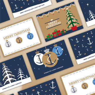 RNBT Christmas Cards in variety of festive designs